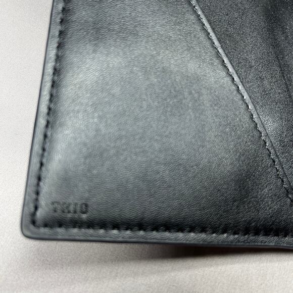 Fossil Passport Credit Card Zip Pocket Travel Accessory Leather Old Money - Picture 5 of 14